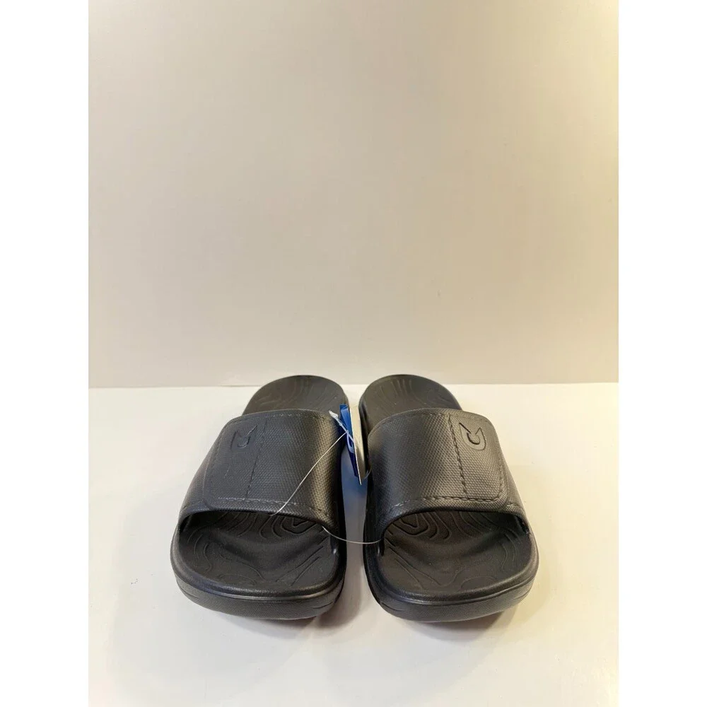 Northyard Mens Sandals Black Slip On EU 39 US 9